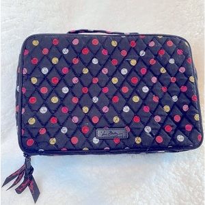 Vera Bradley Cosmetic Case Havana Dots EUC